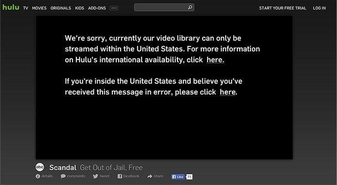 Hulu Error 