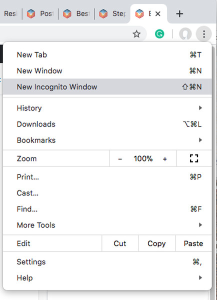 does incognito browser block ip address