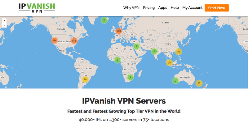 IPVanish Server Network