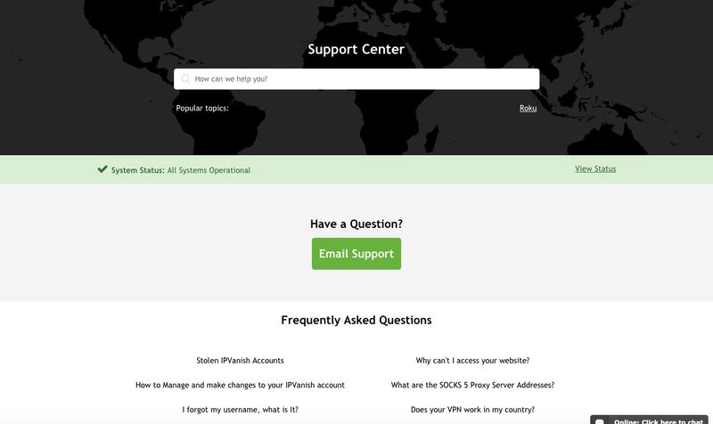 IPVanish Support Center