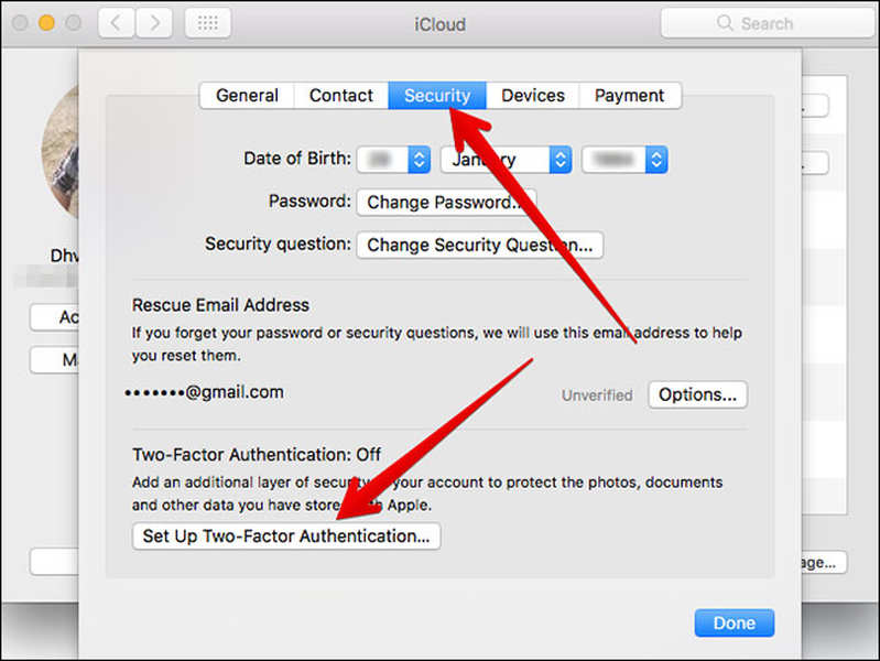 two-factor authentication for mac