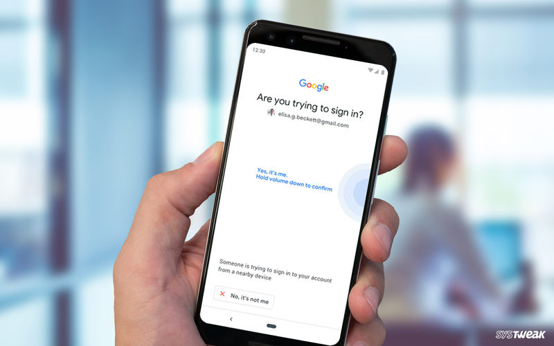 Google Push Notification 2FA