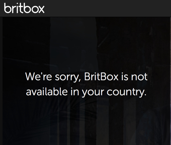 BritBox Geo-error