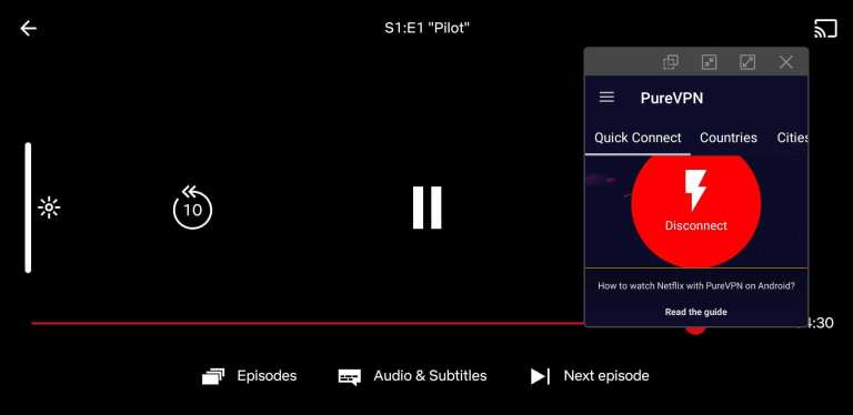 PureVPN with Netflix