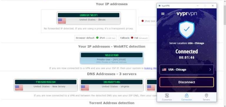 VyprVPN Leak Tests