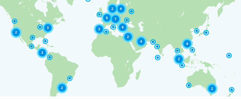 VyprVPN Server Network