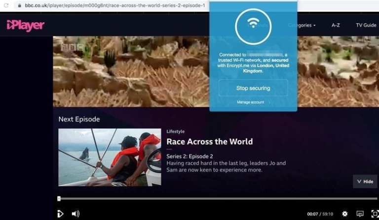 Encrypt.me Unblocks BBC iPlayer