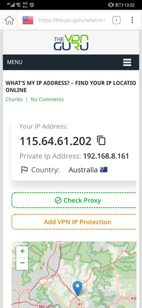 Hola VPN IP Chack