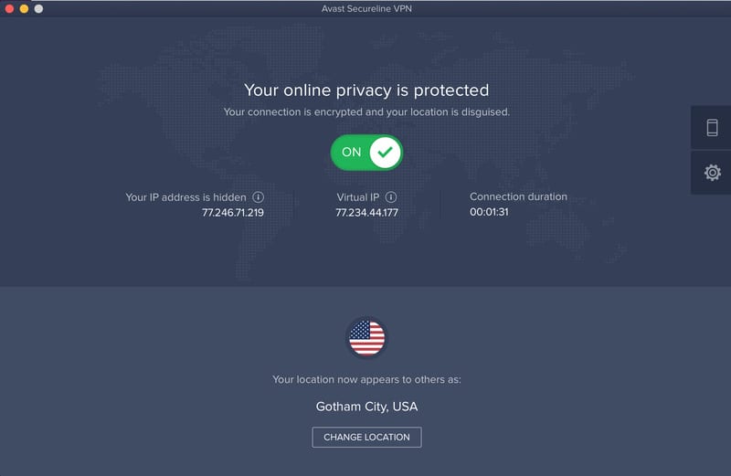 SecureLine VPN Connection
