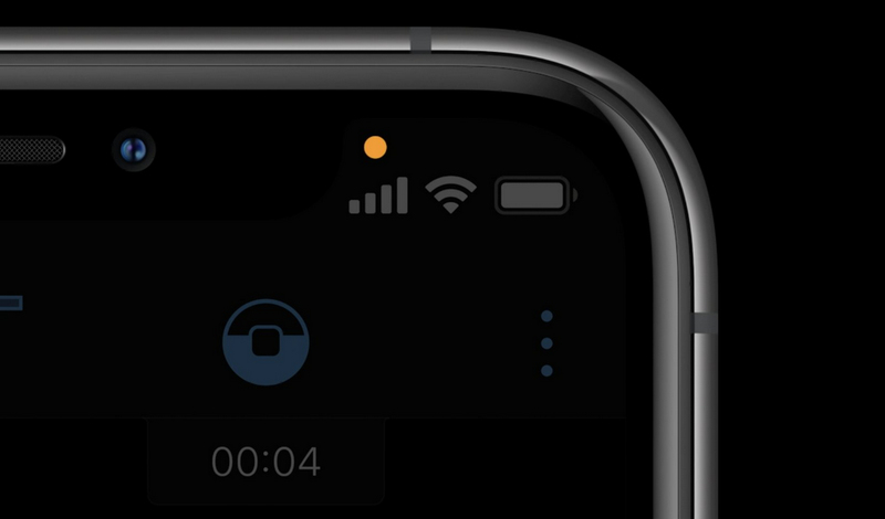 Apple's Mic and Cam Indicator