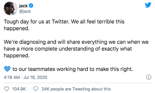 Twitter CEO Statement