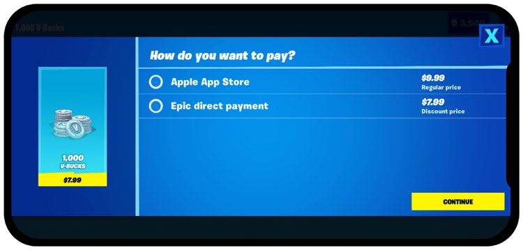 Fortnite Direct Payment System