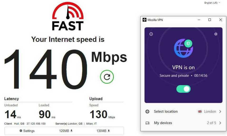 Mozilla VPN UK Server