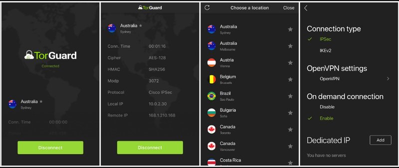 TorGuard VPN Android App