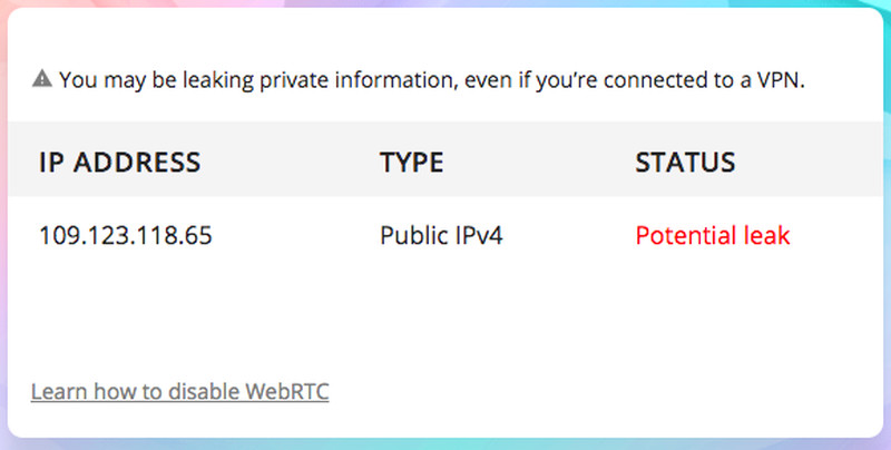 TorGuard DNS Leak Test