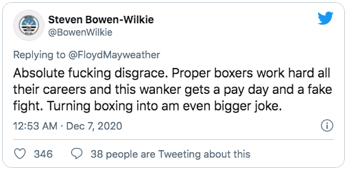 Mayweather Paul tweet