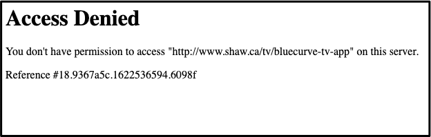 Shaw Error