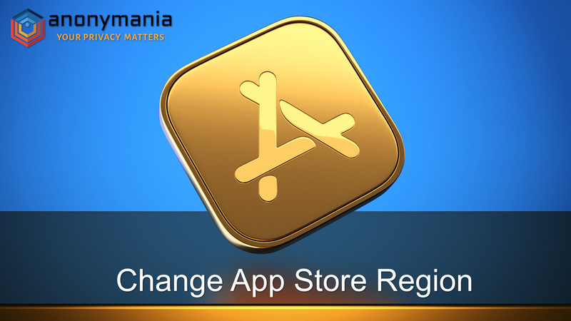 How to change app store region