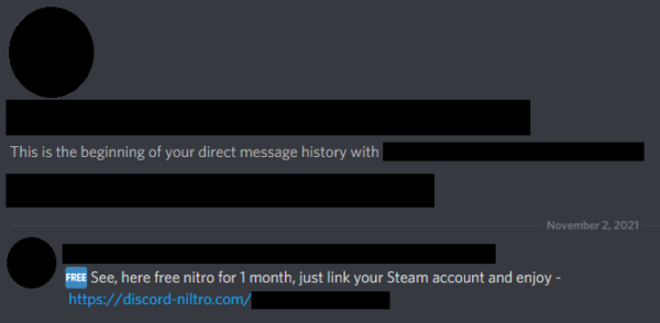 Nitro Scam Email