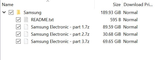 Lapsus$ splits Samsung data into 3 files