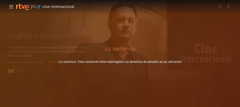 RTVE Location Error 