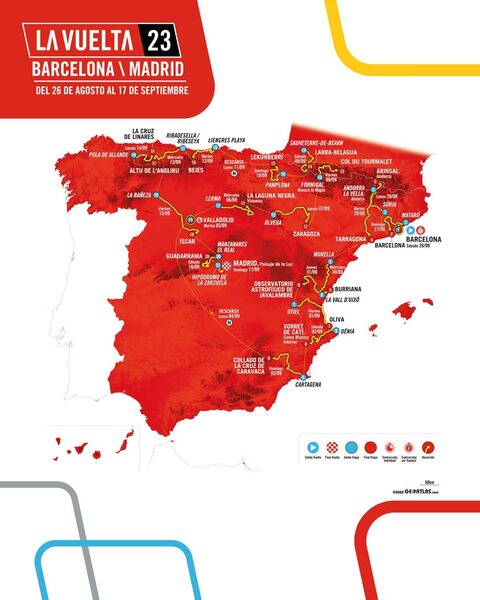 Vuelta a España Route