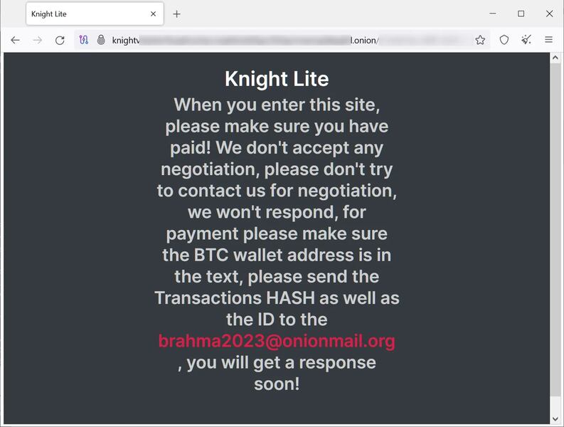 Knight Website